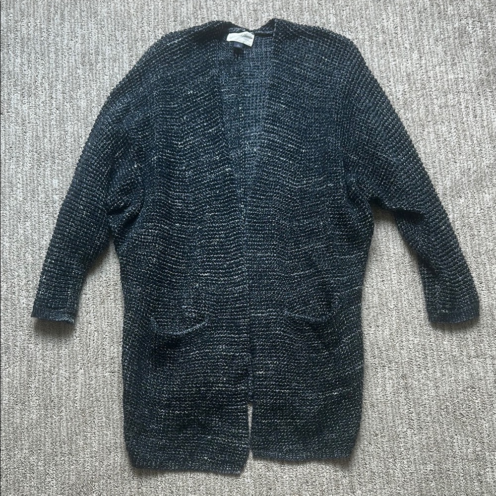 Universal Thread Black Open-Front Cardigan